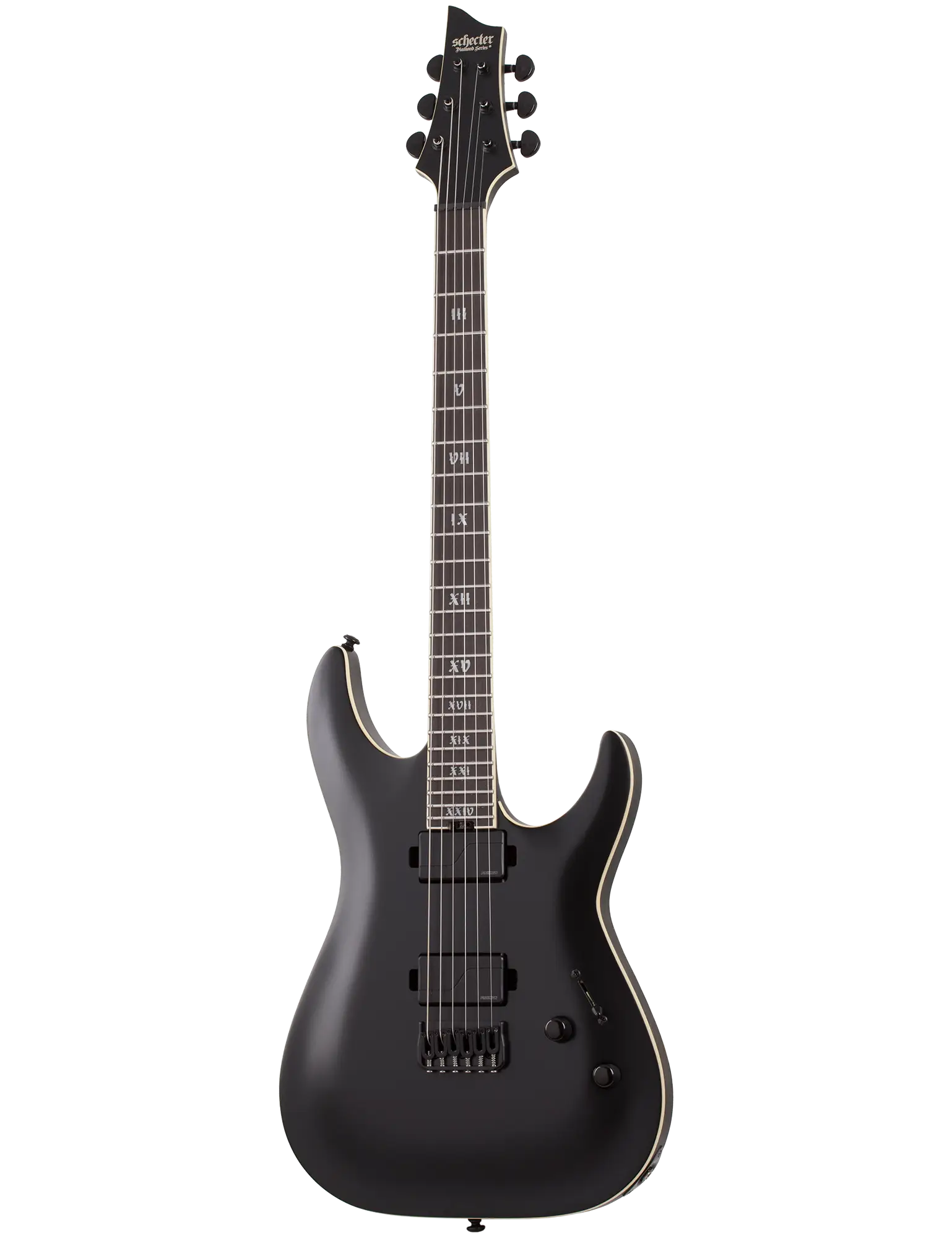 Schecter C-1 Electric Guitar SLS Elite Evil Twin Satin Black 1347