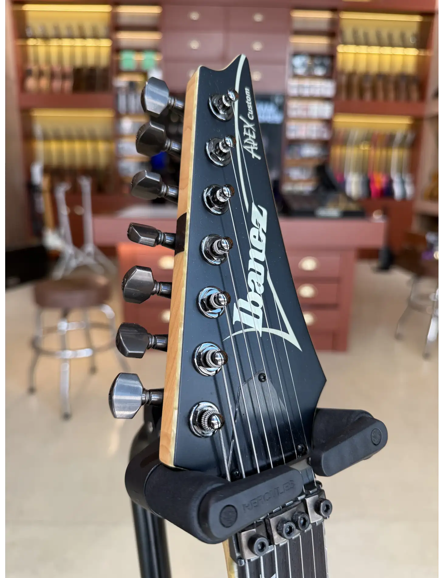 Ibanez APEX1-BBK James "Munky" Shaffer Signature 2009 - Biker's Black (KOЯN)