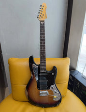 Valiant Mercury Distressed Sunburst Tremolo Version