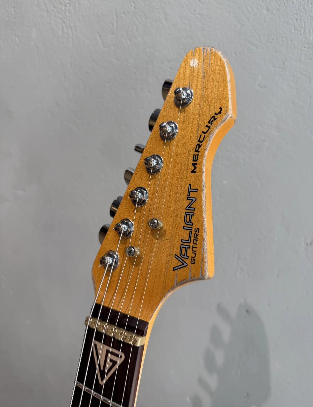 Valiant Mercury Distressed Sunburst Tremolo Version