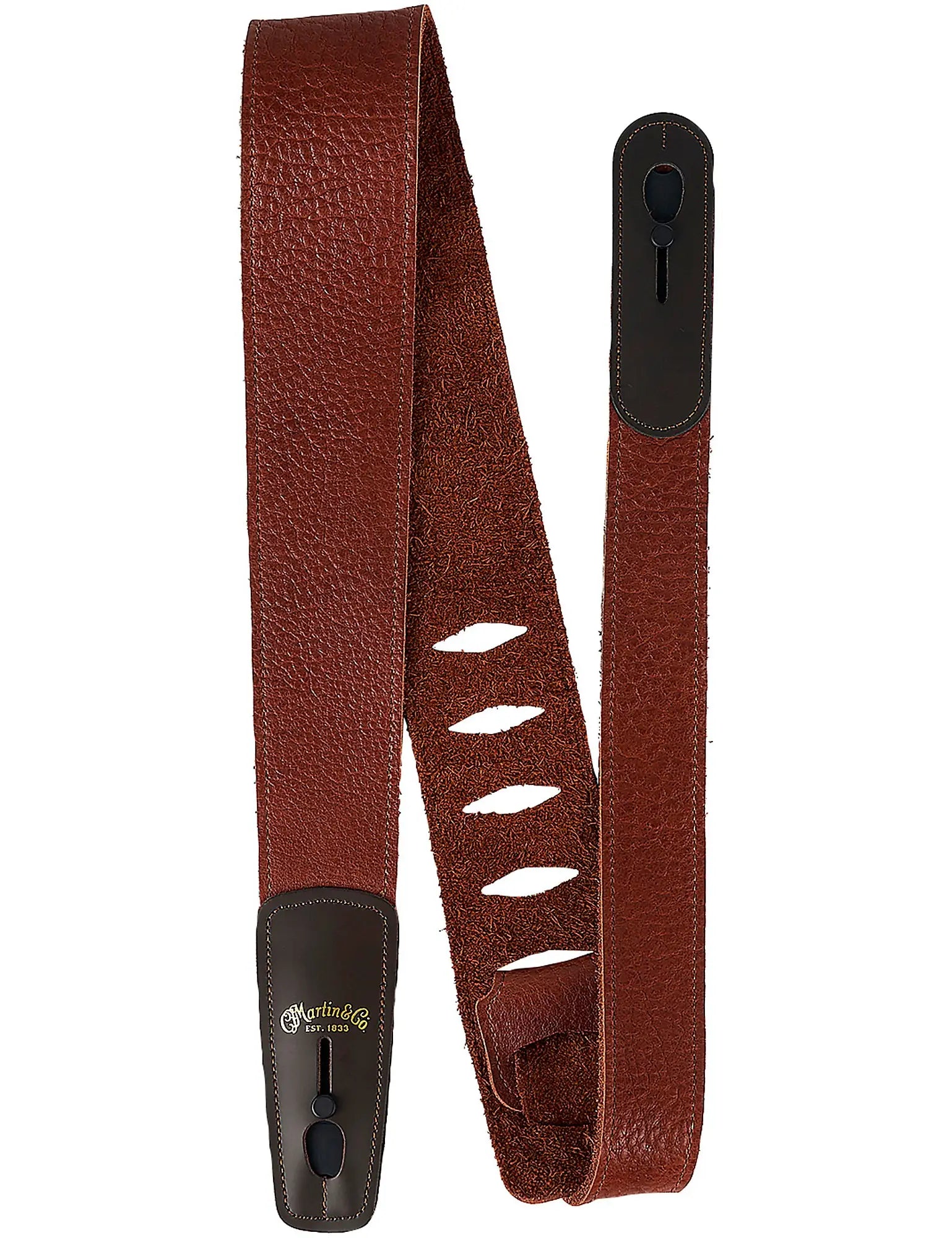 Martin Accessories Buffalo Leather Lock-It Guitar Strap - Tan