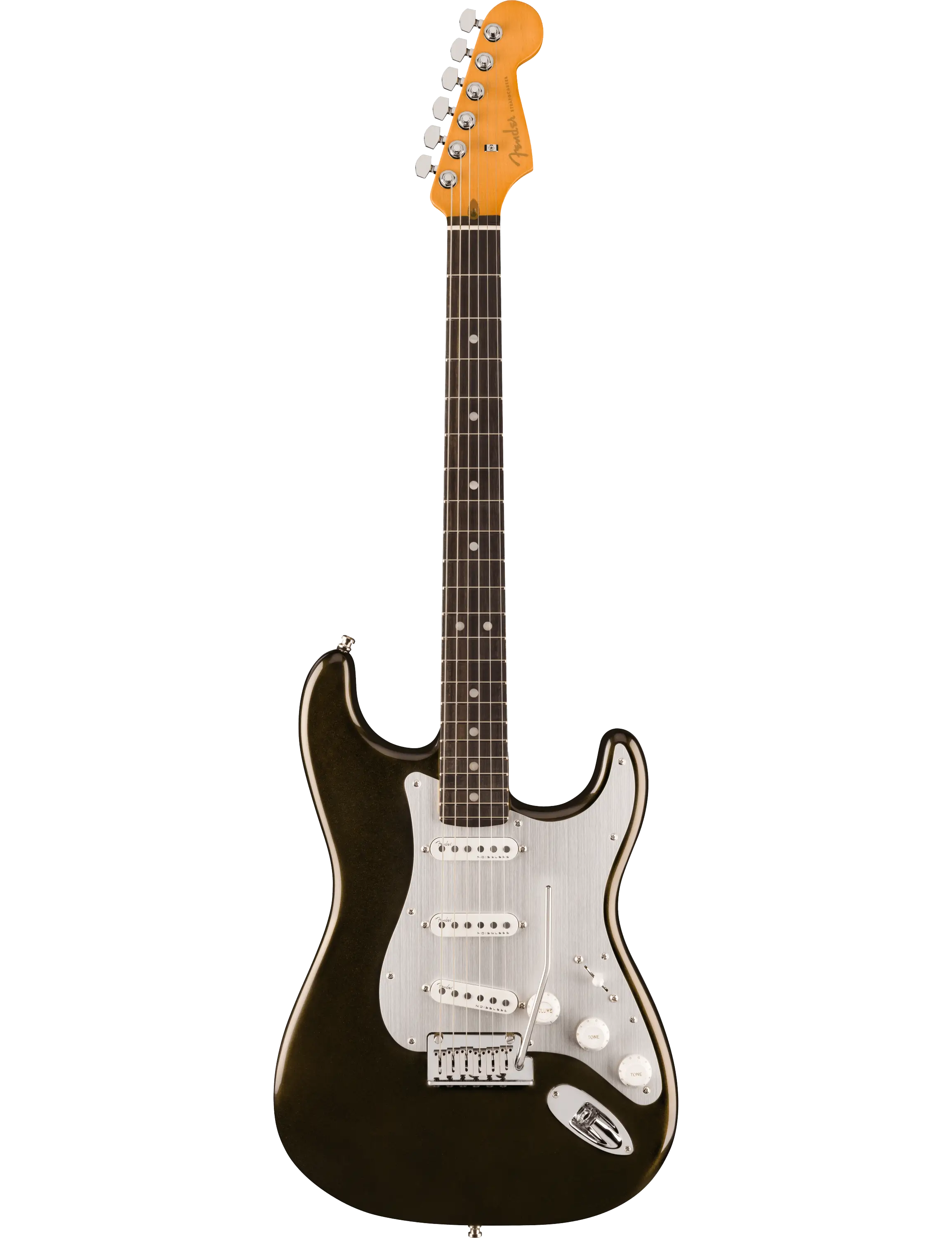 Fender American Ultra II Stratocaster in Texas Tea with Ultra Noiseless pickups and S-1 switching