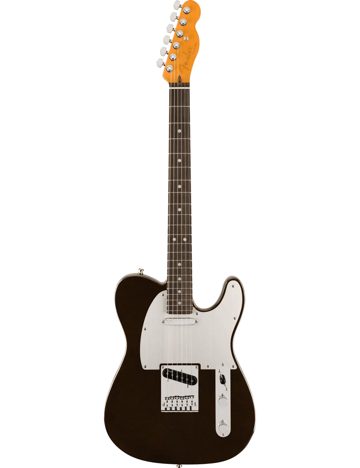 Fender American Ultra II Telecaster with contoured alder body and Ultra Noiseless pickups, front view