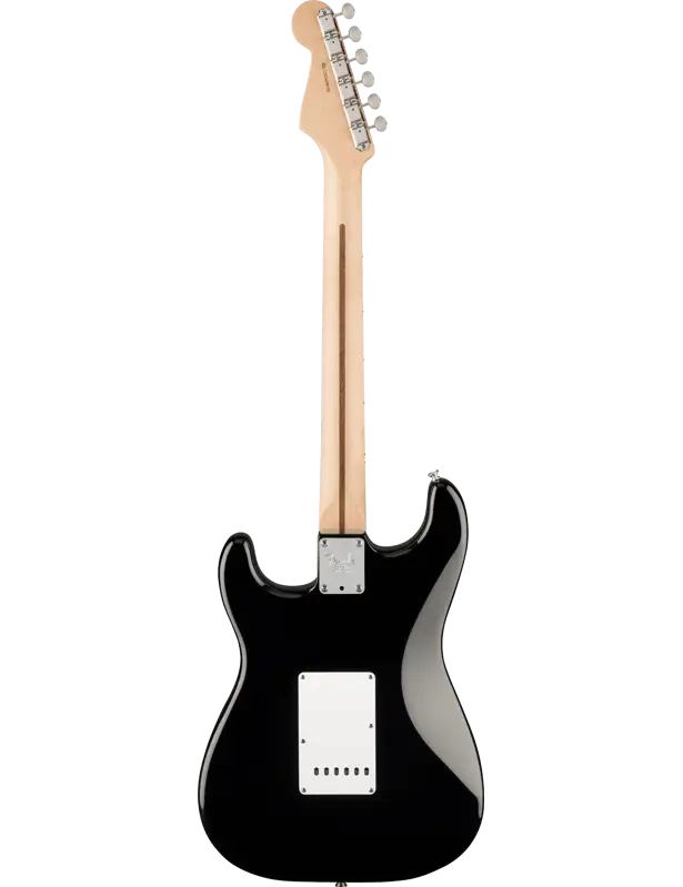 Fender Eric Clapton Stratocaster back view showing alder body and neck plate