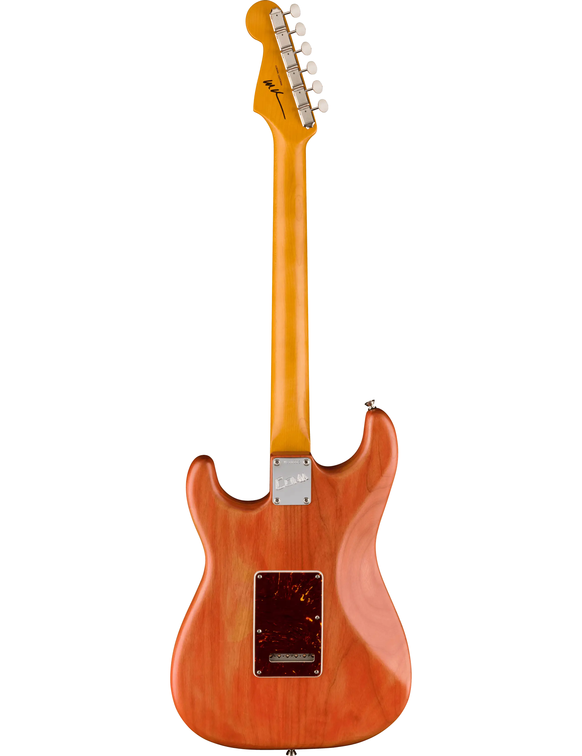 Fender Michael Landau Coma Stratocaster angled view highlighting body contour and vintage hardware