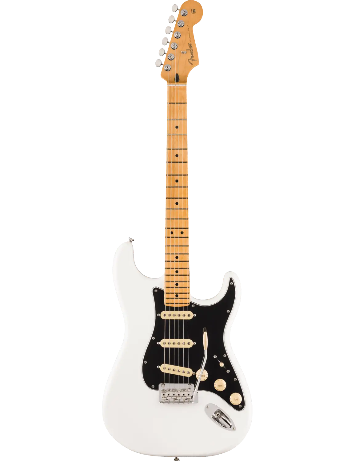 Fender Player II Stratocaster in Polar White with maple fingerboard and three Alnico V pickups