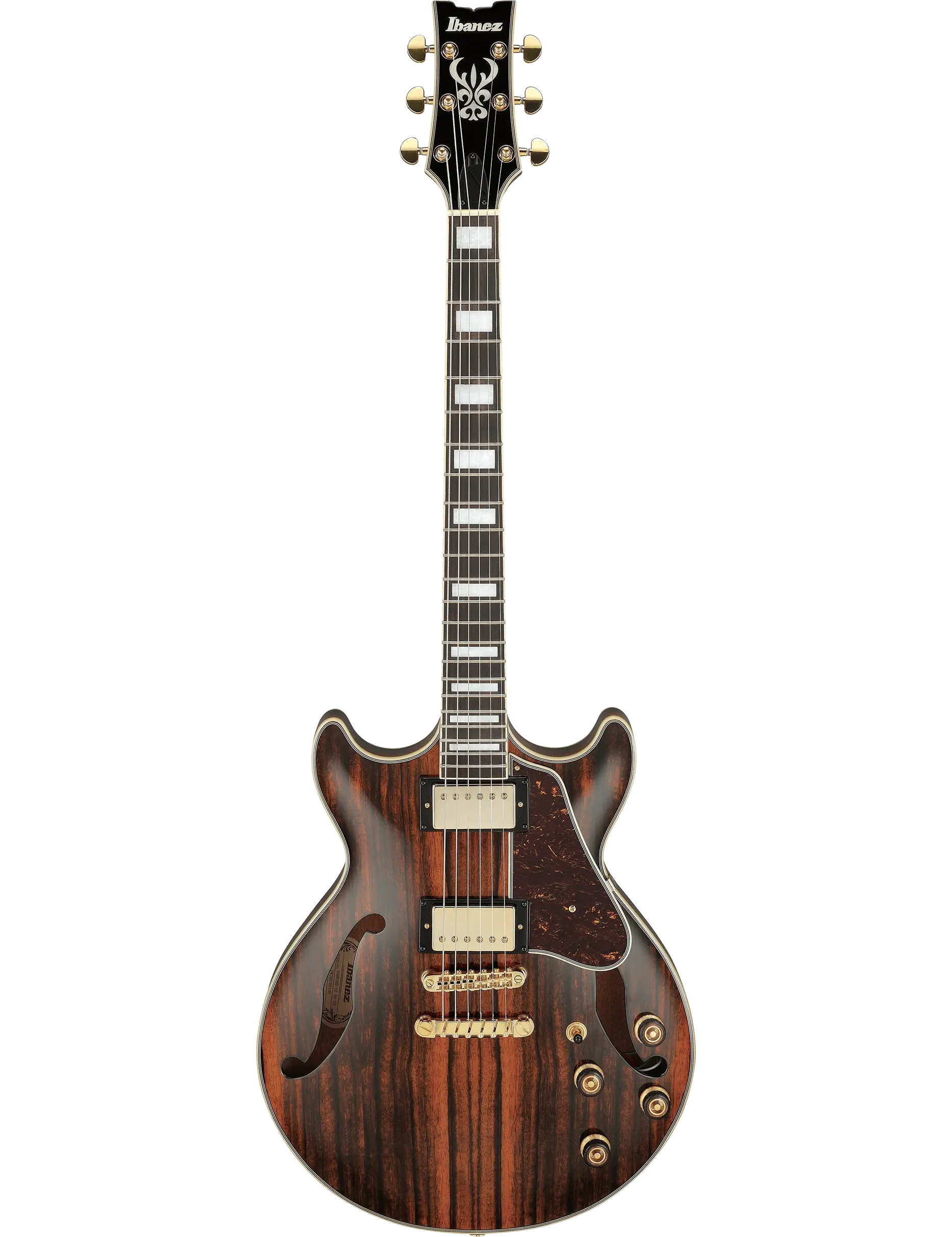 Ibanez AM93ME Artcore Expressionist semi-hollow electric guitar in Natural finish.